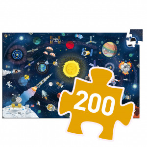 DJ07413-Puzzle observatie 200 piese Cosmos, Djeco