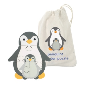 OTT06606_Puzzle Pinguin din lemn, Orange Tree Toys