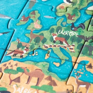 LJ_PZ602U-Puzzle observatie Planeta animalelor, Londji