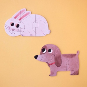 LJ_PZ003U-Puzzle Animale de companie, Londji