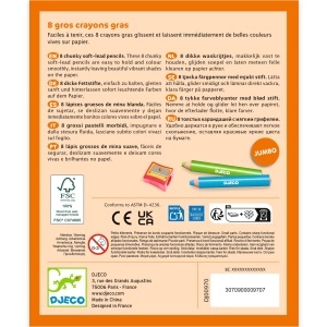 Set de creioane colorate cu lemn certificat FSC