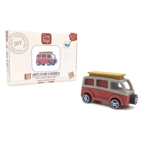 Set de constructie vehicul rulota Charlie, Croctoys