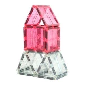 16 piese glitter în culori transparent roz, cu finisaj strălucitor.