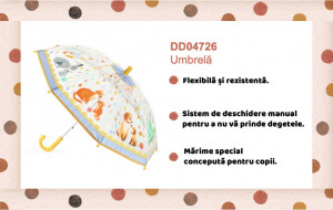 DD04726-Umbrela pentru copii Mama si puiul, Djeco