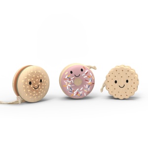 Yo-Yo din lemn cu design de dulciuri, Speedy Monkey