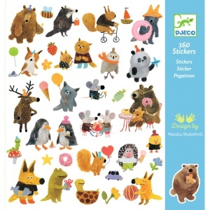 Set creativ stickere cu personaje, Djeco