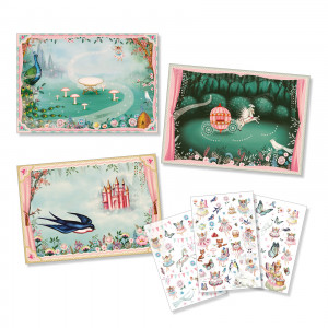 DJ09566-Abtibilduri cu planse Taramul fermecat, Djeco