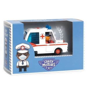 Ambulanta Hurry Ambulance Colectia Crazy Motors, Djeco
