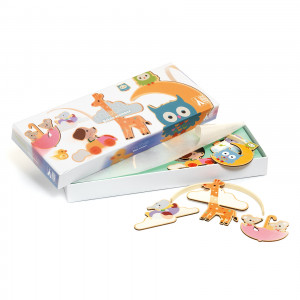 DD04388-Decoratie mobila din lemn pentru camera copilului Animalute, Djeco