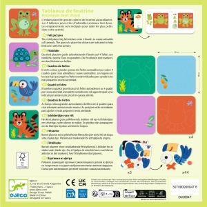DJ00047 Kit creativ cu stickere moi din fetru pentru copii