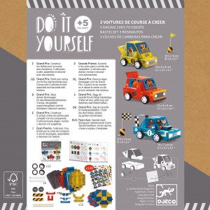 DJ07932-DIY masini de competitie, Djeco