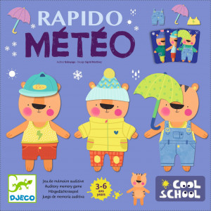 DJ08527-Joc de memorie 3-6 ani Rapido Meteo, Djeco