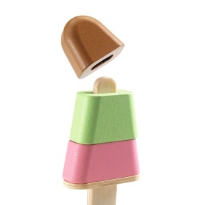 Set gelaterie din lemn Lina & Lino – cornete și înghețate