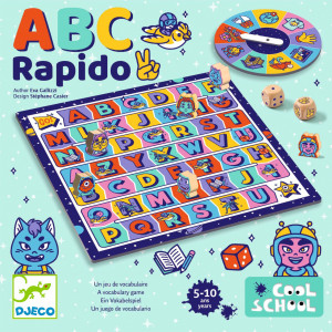 DJ08583 - Joc de societate ABC Rapido educativ, Djeco