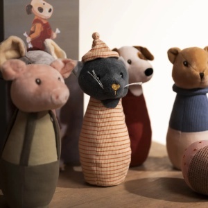 Set 5 popice si minge din textil pentru bebelusi, Egmont toys