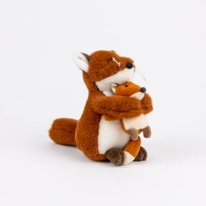 Vulpe cu pui Egmont Toys jucărie de pluș