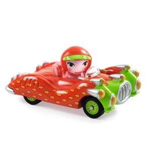 Mașinuță de curse Lady Berry Crazy Motors din metal