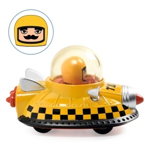 Saucer Taxi – mașinuță de curse cu design inspirat de o navă spațială