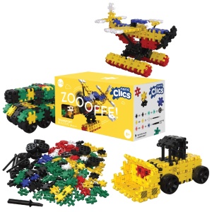 Nano Clics Pentru construit vehicule 250 piese, Clicformers