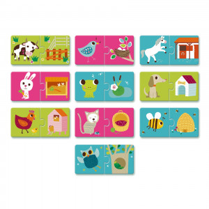 DJ08164-Puzzle de asociere Habitat Djeco