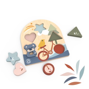 Puzzle educativ din lemn, Speedy Monkey