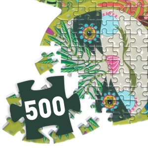 Puzzle Djeco Puzz'Art – lumea imaginară a leneșului, 500 piese