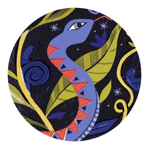 Puzzle Puzz'Art silueta Pantera, Djeco