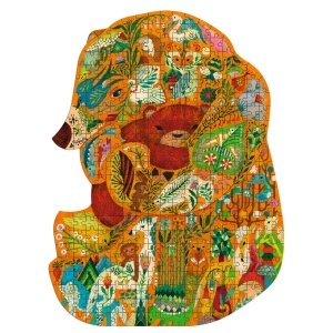 Puzzle silueta Urs cu 350 piese