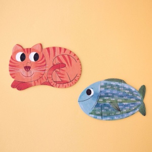 LJ_PZ003U-Puzzle Animale de companie, Londji