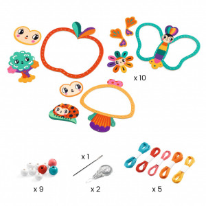 DJ09436-Set creativ de cusut Gradina, Djeco
