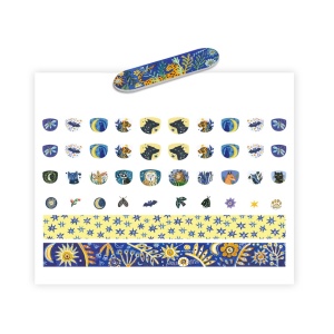 manichiură vizibila in intuneric și ușor de personalizat pentru copii