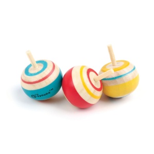 Sv_13006 -Titirez din lemn colorat design rotund pentru copii, Svoora