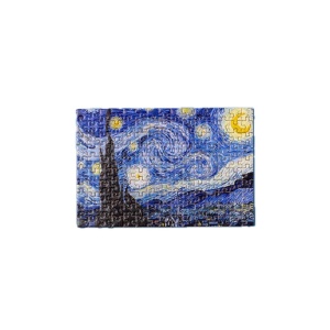 Puzzle mini Londji – Van Gogh Noapte înstelată, artă post-impresionistă