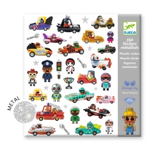 Set 160 stickere cu personaje si masini pentru copii