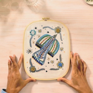 Pânză imprimată pentru beadwork artistic
