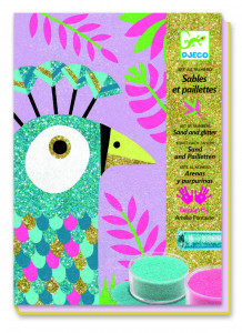 DJ08663 - Joc creativ cu nisip colorat pentru copii 6+ ani, Djeco