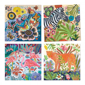 DJ09509-Planse cu sclipici Tropico, Djeco