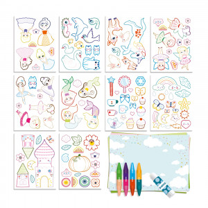 DJ08996  - Set creativ pentru fete cu activități artistice, Djeco 