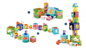 DJ08420-Colectie de jocuri clasice cu cuburi, Djeco