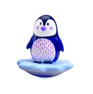 DJ06063 - Figurină magnetică puinguin cutie muzicală, Djeco
