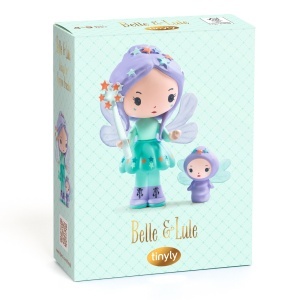 Figurina Belle si companionul ei Lulle, din colectia Tinyly, Djeco