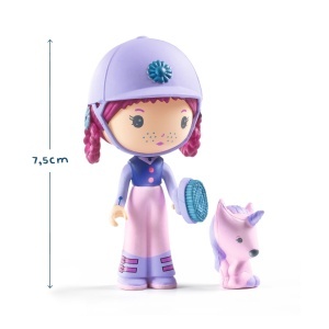 Jucărie de rol pentru copii cu figurină și companion unicorn
