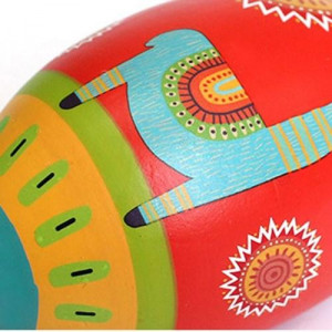 DJ06008--Maracas din lemn cu ilustrații colorate, Djeco