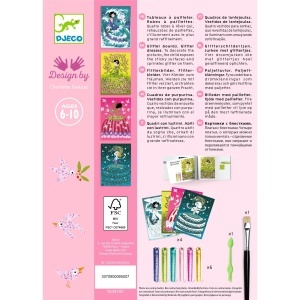 DJ09500-Joc creativ cu nisip sclipicios Zane, Djeco