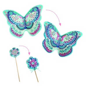 Set DIY Djeco Fairy Wings – accesorii de decorat pentru copii