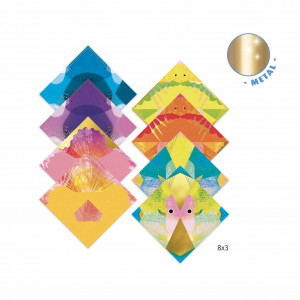 DJ08755-24 coli ilustrate origami ocean pentru copii, Djeco