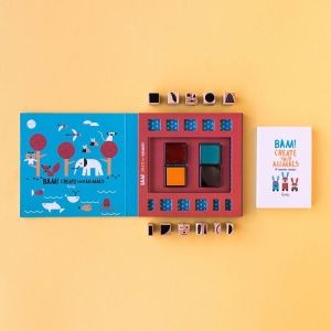 Lj_AC002U-Joc creativ stampile animale, Londji
