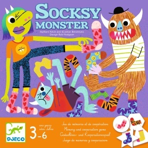 Boardgame pentru copii Djeco Socksy Monster