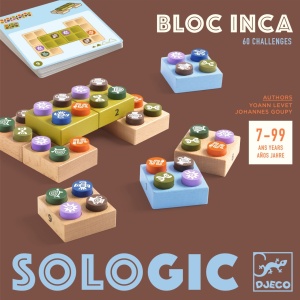 DJ00818 Joc de deductie cu blocuri din lemn Djeco