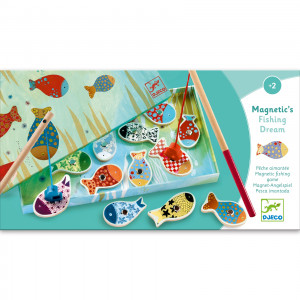 DJ01650 - Set pescuit magnetic pentru copii cu viețuitoare marine, Djeco